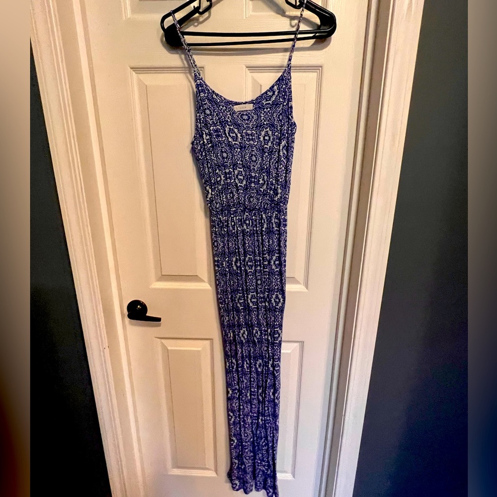 LUSH blue maxi dress medium